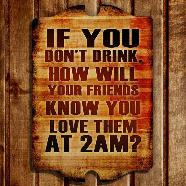 Tavern Shaped Wood Bar Sign - 2 AM Online now - Image 2