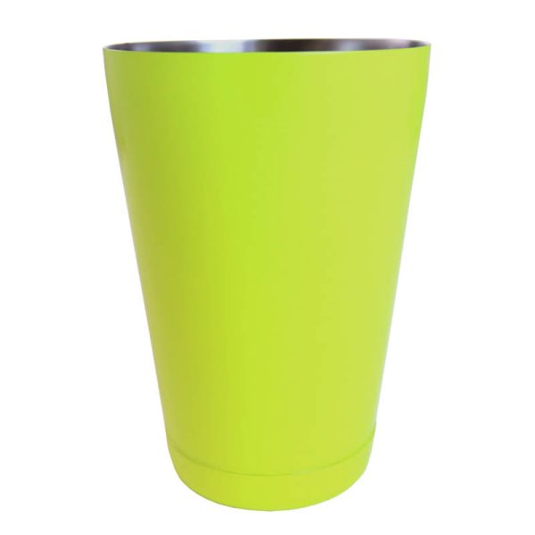 Cocktail Shaker Tin - 18 ounce Weighted - Neon Yellow For Cheap