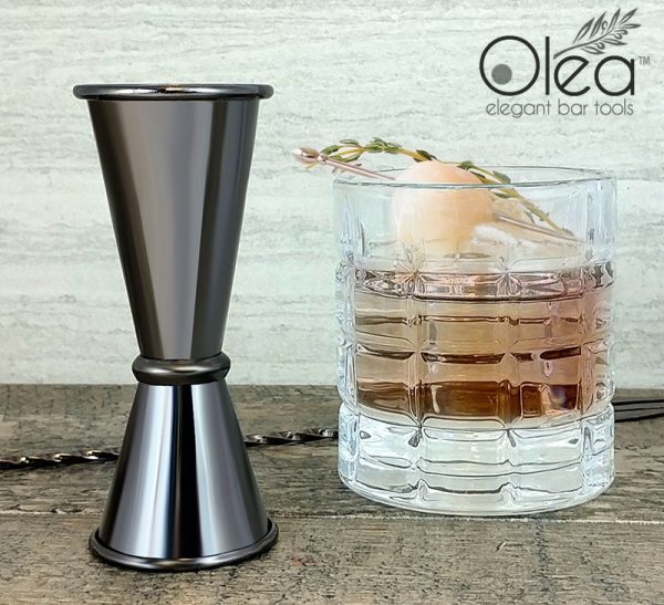 Olea™ Japanese Tall Jigger - Gunmetal Plated - 1 1 2oz X 1oz For Discount - Image 2