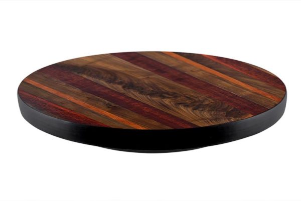 Lazy Susan - WOOD END GRAIN Designs - 3 Different Sizes - For Kitchen Table Top Online now - Image 4