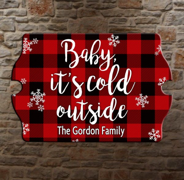 Custom Tavern Shaped Wood Bar Sign - Cold Outside Online now - Image 2