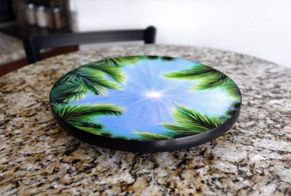 Lazy Susan - SKY & TREES - 3 Different Sizes - For Kitchen Table Top Supply - Image 2