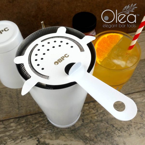 Olea™ Cocktail Strainer - 4 Prong - Matte White Sale - Image 2