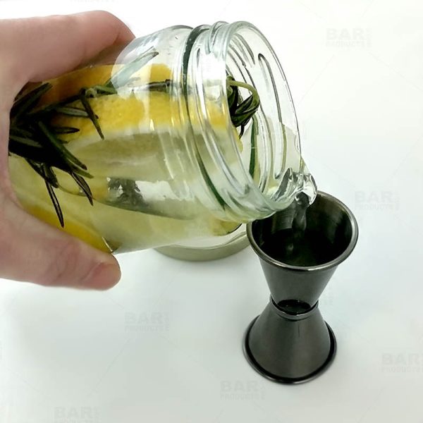 Tall Craft Bartending Jar w  Gold Lid - Clear 12 oz Online Hot Sale - Image 5