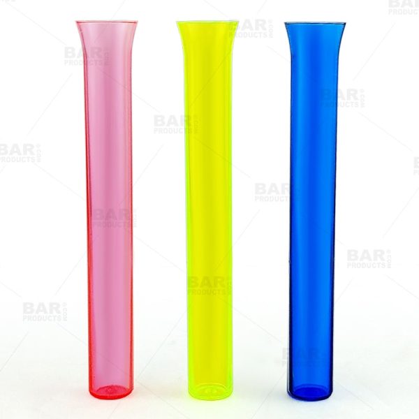 Test Tubes with Flat Bottom - Assorted Neon 25ml - 25 Pack Hot on Sale