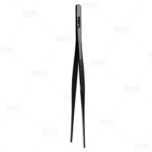 Olea™ Gunmetal Plated Long Garnish Tongs Online Hot Sale - Image 3