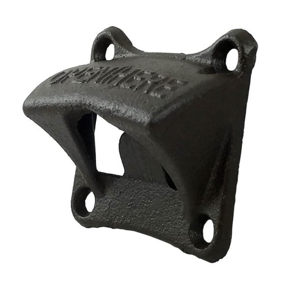 BarConic® Wall Mounted Bottle Opener - Square Open Here - Cast Iron For Cheap - Image 3