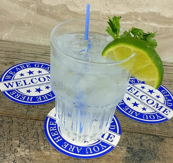 Drink Coasters - Round 3.5  Diameter  We Are Glad You Are Here  - Pack of 250 Cheap - Image 2