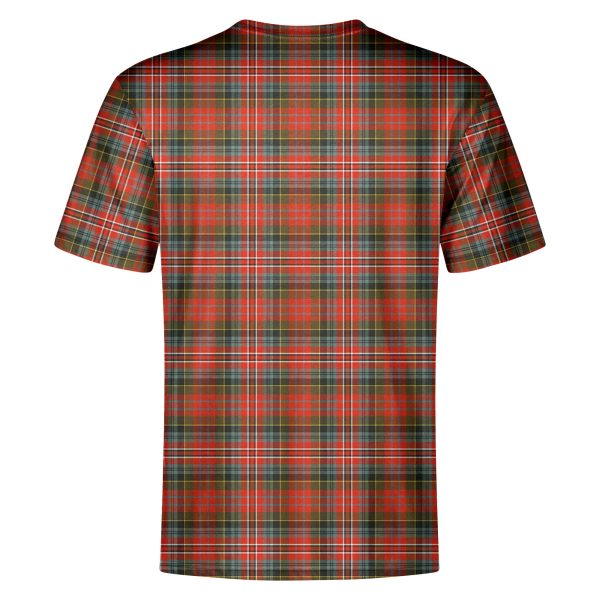 McPherson Weathered Tartan Crest T-shirt Cheap - Image 2