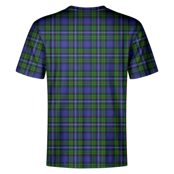 Robertson Hunting Modern Tartan Crest T-shirt For Sale - Image 2