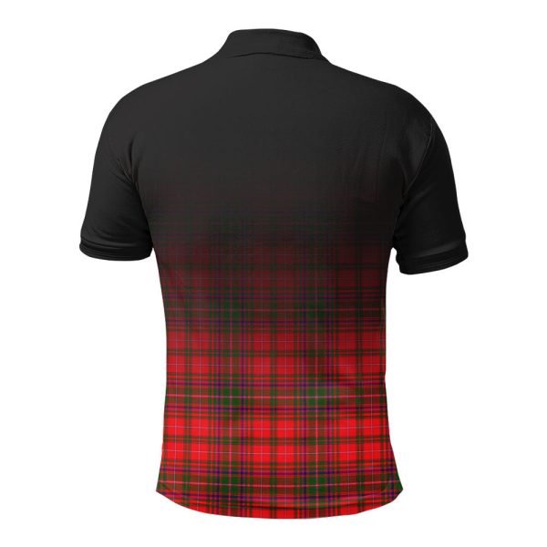McDougall Modern Tartan Crest Polo Shirt - Thistle Black Style Online now - Image 2