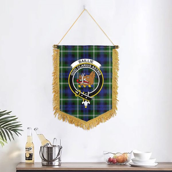 Baillie Modern Tartan Crest Wall Hanging Banner Fashion - Image 2