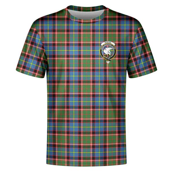 Norvel (or Norvill) Tartan Crest T-shirt Supply