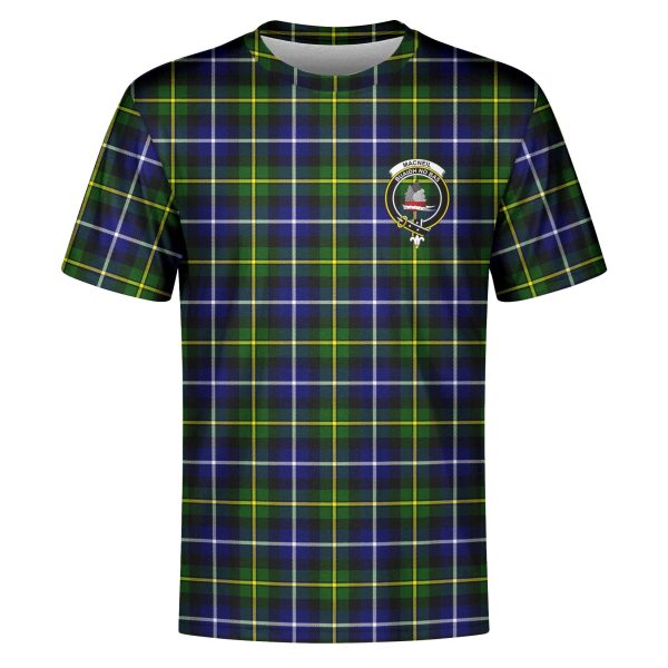MacNeil of Barra Modern Tartan Crest T-shirt Fashion