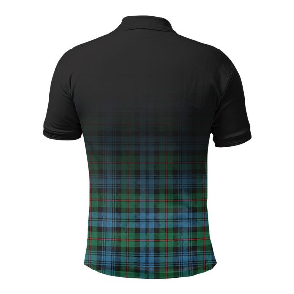 McKinlay Ancient Tartan Crest Polo Shirt - Thistle Black Style For Discount - Image 2