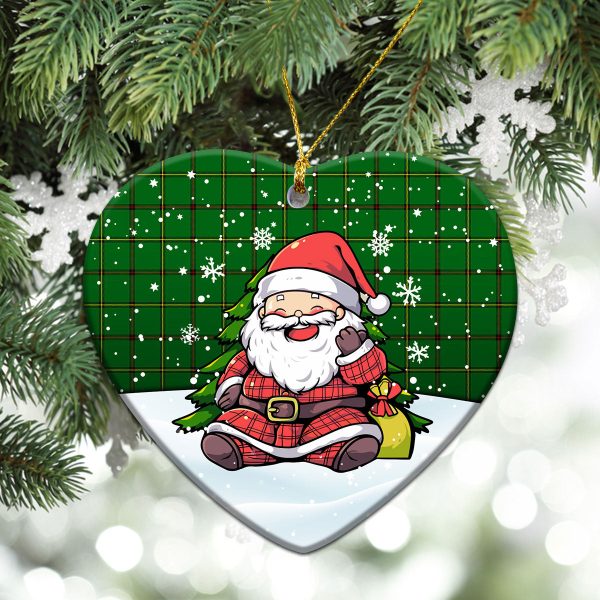 Don Tartan Christmas Ceramic Ornament - Scottish Santa Style For Sale - Image 5