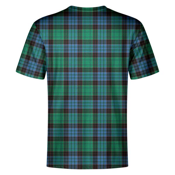 Stewart Old Ancient Tartan Crest T-shirt Hot on Sale - Image 2
