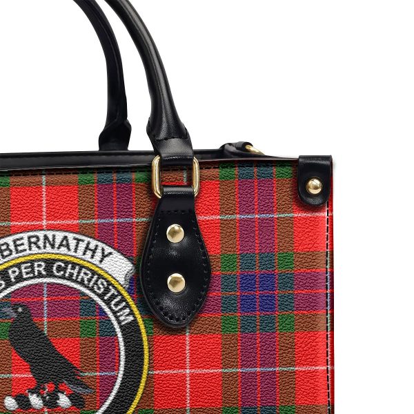 Abernathy Tartan Crest Leather Handbag Online Hot Sale - Image 5
