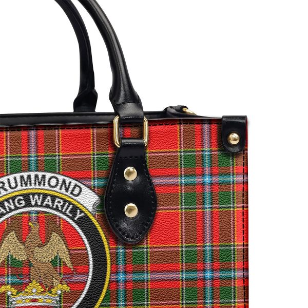 Drummond of Perth Tartan Crest Leather Handbag Online - Image 5