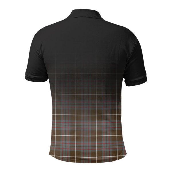 McIntyre Hunting Weathered Tartan Crest Polo Shirt - Thistle Black Style Online Sale - Image 2
