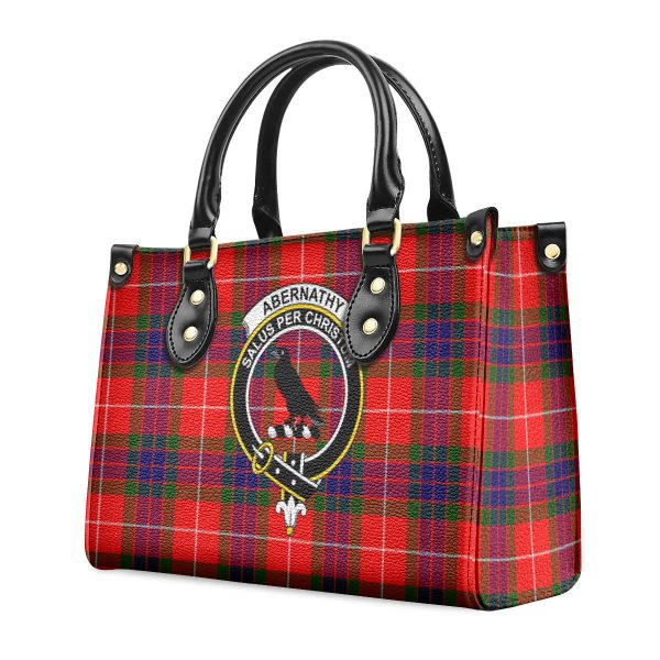 Abernathy Tartan Crest Leather Handbag Online Hot Sale - Image 3