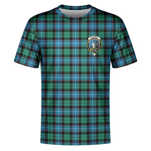 Mitchell Ancient Tartan Crest T-shirt For Sale