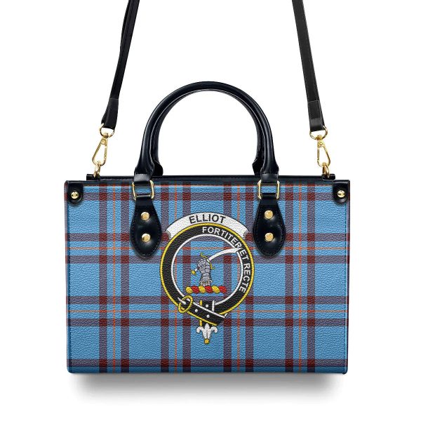 Elliot Ancient Tartan Crest Leather Handbag Online Sale - Image 4