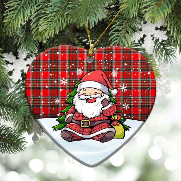 MacBean Tartan Christmas Ceramic Ornament - Scottish Santa Style Discount - Image 5