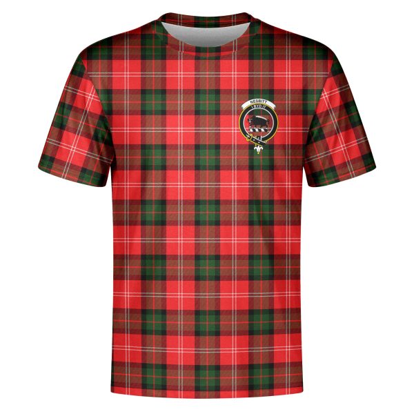 Nesbitt Modern Tartan Crest T-shirt Hot on Sale