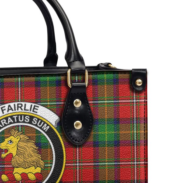 Fairlie Tartan Crest Leather Handbag Sale - Image 5